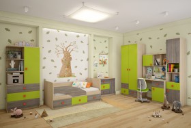 Детская комната Пуговка в Пскове - pskov.katalogmebeli.com | фото