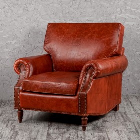 Кресло кожаное Лофт Аристократ (кожа буйвола) в Пскове - pskov.katalogmebeli.com | фото