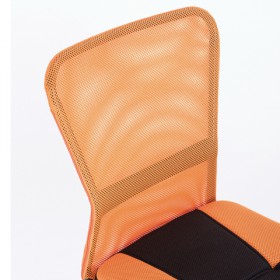 Кресло компактное BRABIX Smart MG-313 (черный, оранжевый) в Пскове - pskov.katalogmebeli.com | фото 4