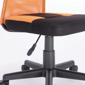 Кресло компактное BRABIX Smart MG-313 (черный, оранжевый) в Пскове - pskov.katalogmebeli.com | фото 5