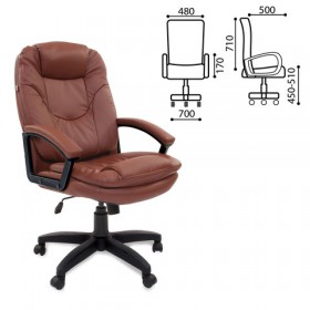 Кресло офисное BRABIX Trend EX-568 (коричневый) в Пскове - pskov.katalogmebeli.com | фото