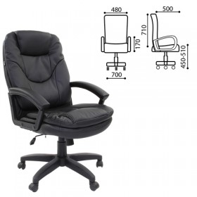 Кресло офисное BRABIX Trend EX-568 (черный) в Пскове - pskov.katalogmebeli.com | фото