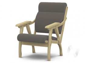 Кресло Вега-10 (бесцветный лак/ULTRA STONE) в Пскове - pskov.katalogmebeli.com | фото 1