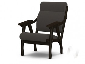 Кресло Вега-10 (венге лак/ULTRA GRAFIT) в Пскове - pskov.katalogmebeli.com | фото