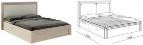 Кровать 1,6 Глэдис (М32) с подъемным механизмом Распродажа в Пскове - pskov.katalogmebeli.com | фото 2