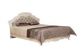 Кровать двойная "Кантри" (вудлайн кремовый/патина/ортопед/1820) в Пскове - pskov.katalogmebeli.com | фото
