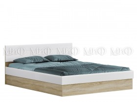 Кровать с подъемным механизмом 1,4 спальня Фортуна (Дуб сонома/белый глянец) в Пскове - pskov.katalogmebeli.com | фото