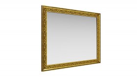 Зеркало навесное "Айрум"/(дуб кальяри / профиль: золото с орнаментом) в Пскове - pskov.katalogmebeli.com | фото
